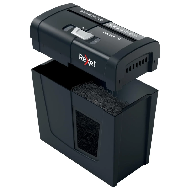 Шредер (уничтожитель) Rexel Secure X6 4ур.секр.,6лист,10л