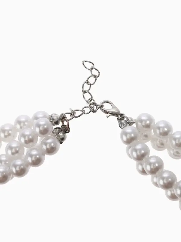 Бусы из жемчуга &laquo;Диана&raquo;, 4 нити, d=0.8, 40 см, белые