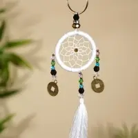 Брелок &laquo;Ловец снов&raquo;, 4&times;15 см, белый