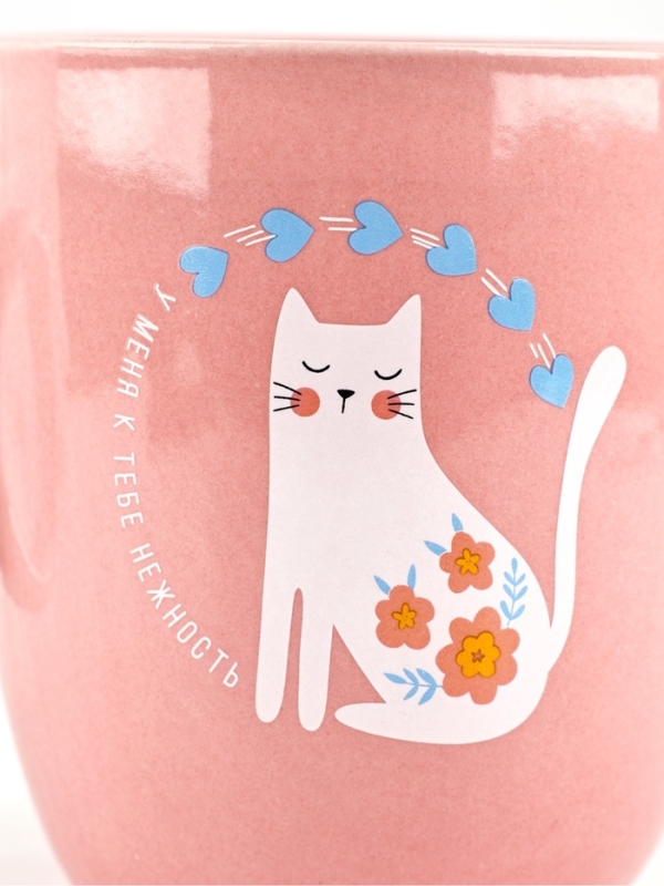 Кружка керамическая Дорого внимание «Нежность», 420 мл Кружка керамическая Дорого внимание «Нежность», 420 мл