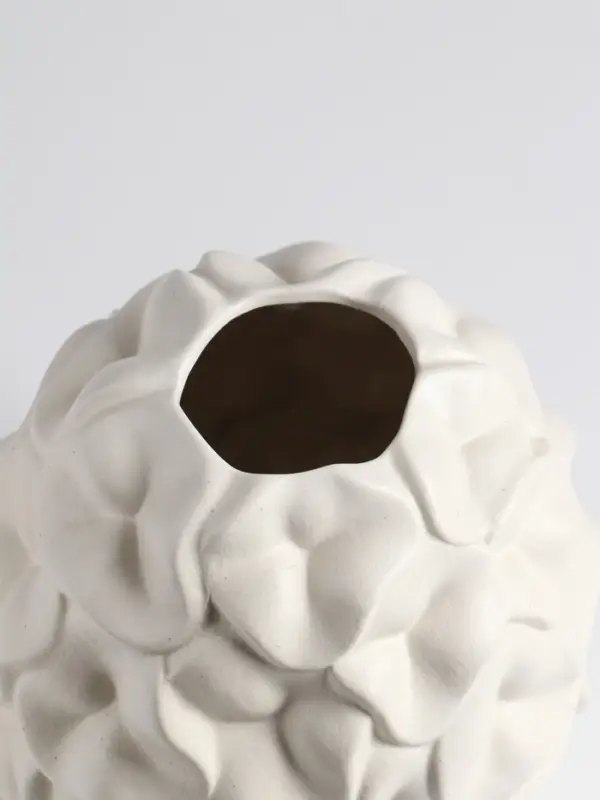 Ваза «Легия», 18×14 см, керамика, белая Ваза «Легия», 18×14 см, керамика, белая