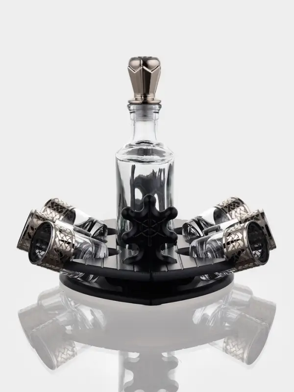 Мини-бар &laquo;Фрегат. Скандинавия&raquo;, 8 предметов: барная стойка, графин, стопки 6 шт., 500/50 мл