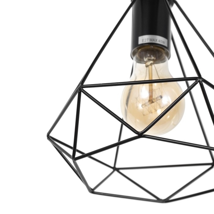 Светильник-каскад "Адри" 6хЕ27 40Вт черный 50х50х230 см