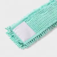 Насадка для плоской швабры &laquo;Доляна. Пастель&raquo;, 42&times;12 см, 80 г, микрофибра букли, мятная