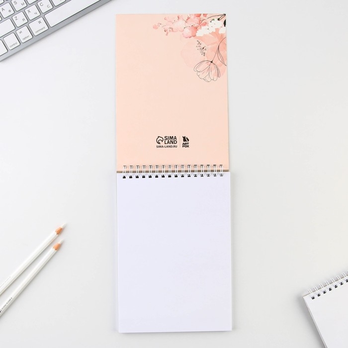 Скетчбук А5, 40 л 100 г/м2 «Цветы» Скетчбук А5, 40 л 100 г/м2 «Цветы»