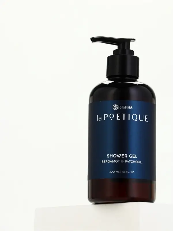 Гель для душа парфюмированный мужской, аромат бергамот и пачули, 300 мл, laPOETIQUE