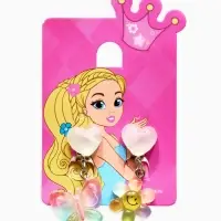 Серьги-клипсы детские Выбражулька «Бабочка», сияющие, цветные