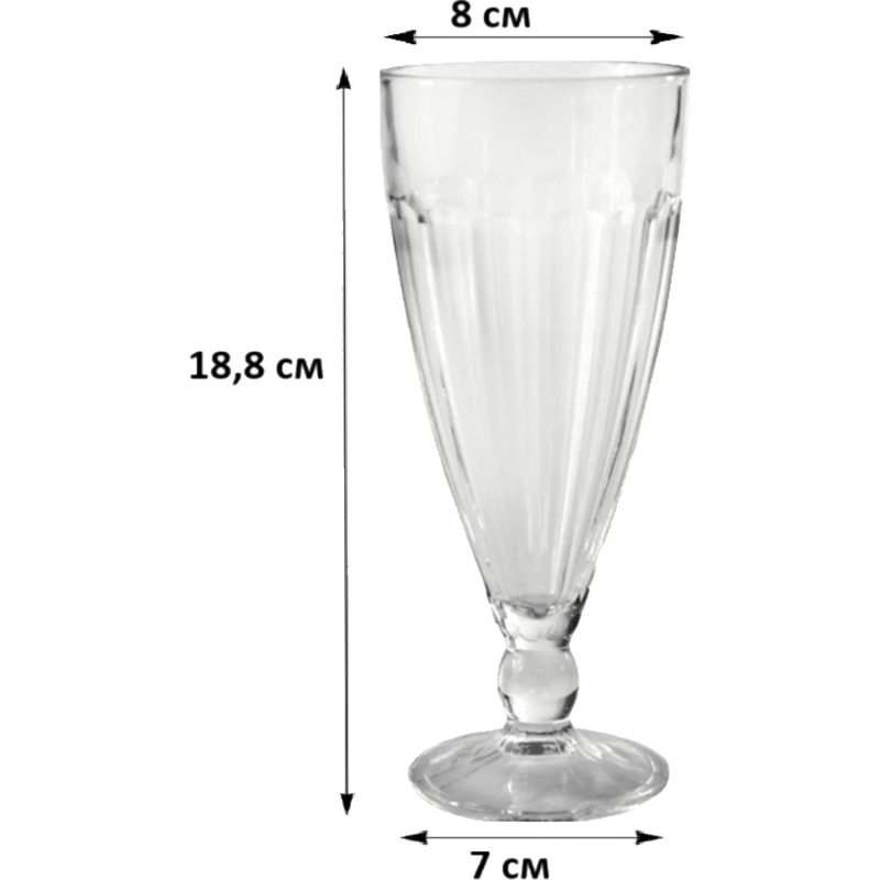 Бокал&nbsp;для&nbsp;коктейля&nbsp;300&nbsp;мл.&nbsp;d=80&nbsp;мм.&nbsp;h=188&nbsp;мм.&nbsp;Триумф&nbsp;74229  (12шт/уп)