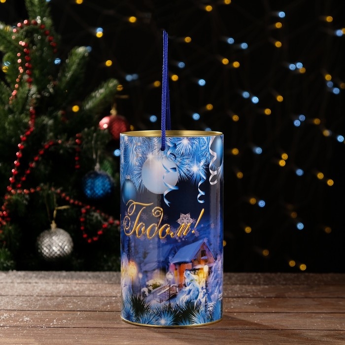 Новый год. Подарочная коробка, тубус «Рождественская деревня» 120 х 220 мм (200 мм внутр. высота). Новый год. Подарочная коробка, тубус «Рождественская деревня» 120 х 220 мм (200 мм внутр. высота).