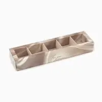 Коробка под 5 конфет с ячейками &laquo;Шёлк&raquo;, 6&times;23&times;3 см