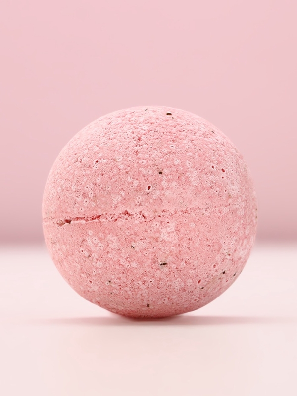 Бомбочка для ванны с лепестками роз «Ты совершенна», 120 г, аромат розы, ЧИСТОЕ СЧАСТЬЕ