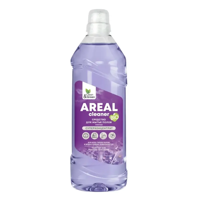 Моющее средство для мытья пола Areal "Лаванда" (концентрат) 1 л. Clean&Green CG8159