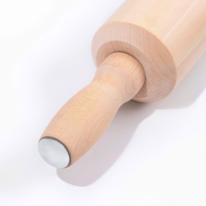 Скалка с вращающимися ручками, 50х7 см, липа Скалка с вращающимися ручками, 50х7 см, липа