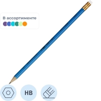 Карандаш чернографитный KOH-I-NOOR 1372 ORIENTAL HB с ластиком Чехия