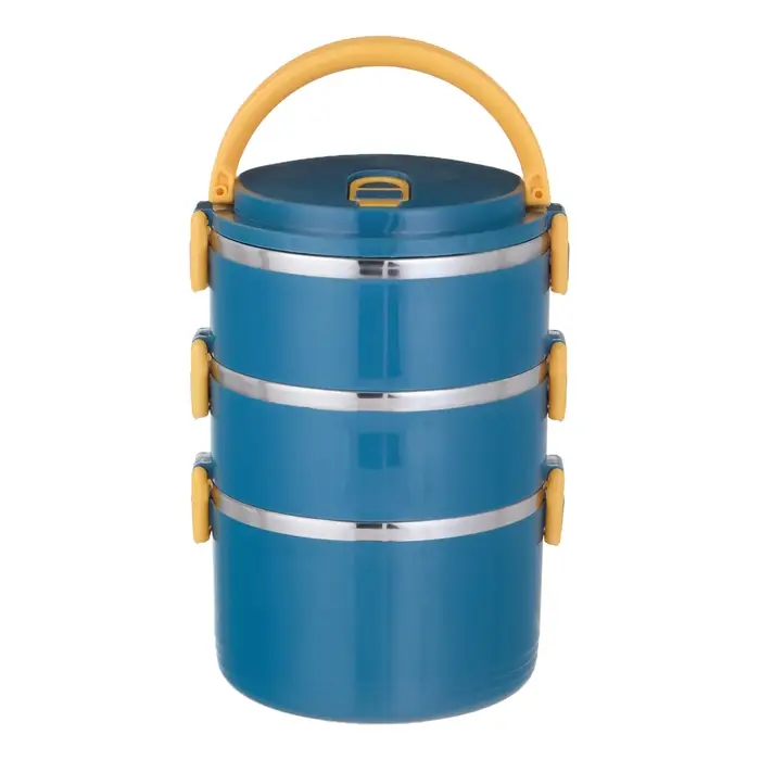 Ланч-бокс, 1.65 л, сохраняет тепло 2 ч, 3 уровня