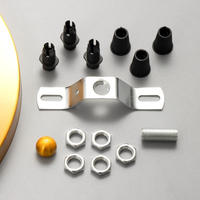 Основание для светильника Основание для светильника "Круг-3" медь 23,5х23,5х2см