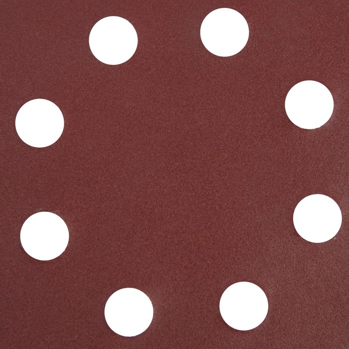 Круг абразивный шлифовальный под  Круг абразивный шлифовальный под "липучку" ТУНДРА, перфорированный, 125 мм, Р240, 10 шт.