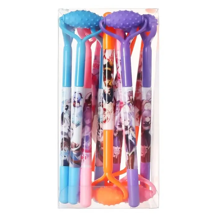 Ручка - прикол гелевая «Массажёр», МИКС Ручка - прикол гелевая «Массажёр», МИКС