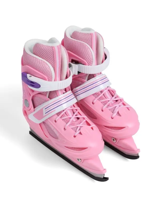 Коньки детские раздвижные BlackAqua, р. 30-33, для фитнеса, розовые Коньки детские раздвижные BlackAqua, р. 30-33, для фитнеса, розовые