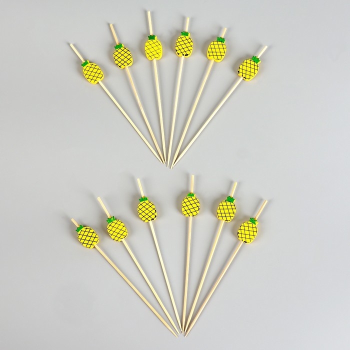 Шпажки «Ананас», в наборе 12 штук Шпажки «Ананас», в наборе 12 штук