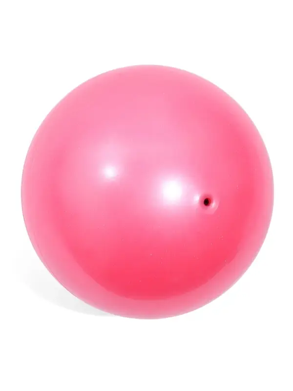 Мяч для художественной гимнастики Металлик с блестками, диаметр 19см, цвет розовый Мяч для художественной гимнастики Металлик с блестками, диаметр 19см, цвет розовый