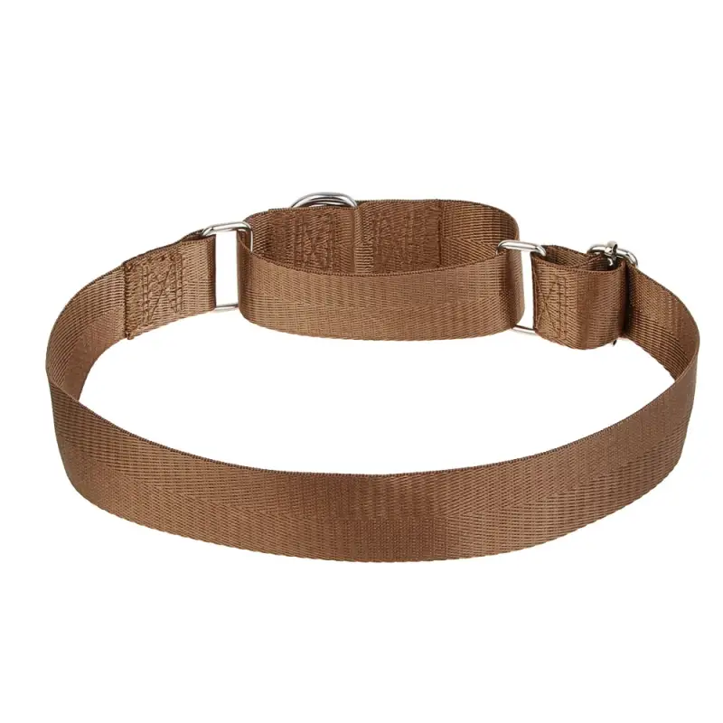 Ошейник для животных тм VETTA, нейлон, хаки/беж, обхват шеи 45-60см