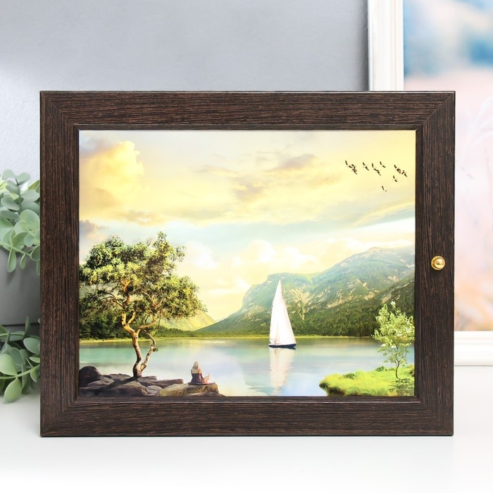 Ключница Ключница "Парусник" 24Х29 см венге