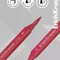 Акриловые маркеры 12 цветов ErichKrause Art Spirit, двусторонние