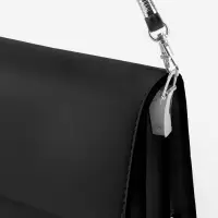 Ручка-шнурок для сумки, с карабинами, 120&times;0.6 см, чёрная