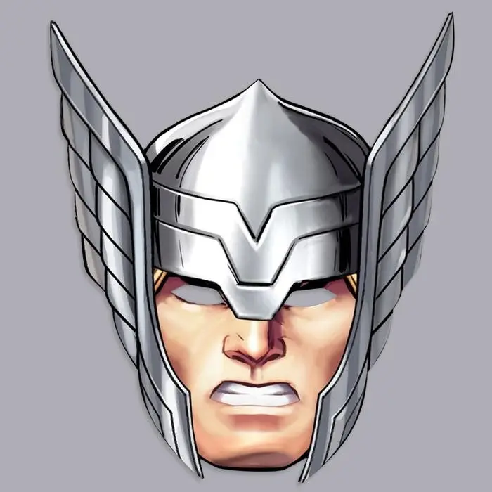 Маска карнавальная Маска карнавальная "Тор", 25,1 х 29,5 см, Мстители