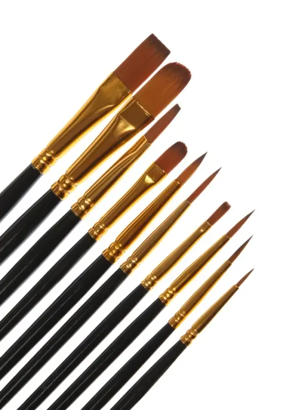 Набор кистей 10 штук Art Spirit, чёрный