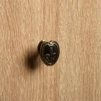 Ручка кнопка РК204, цвет бронза