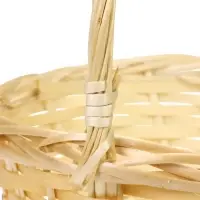 Корзина плетёная для хранения, ива, белая, набор 3 шт.
