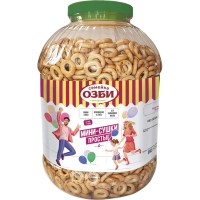Сушки Мини-сушки простые  Семейка ОЗБИ банка 2,3 кг