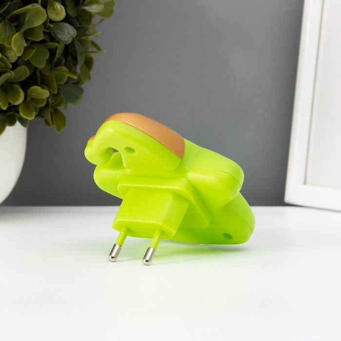 Ночник "Звездочка в колпаке" 1Вт LED зеленый 6,5х8х8,5см