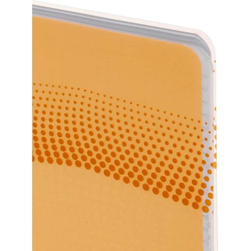 Бизнес-тетрадь WAVES А4 100л. ATTACHE клет,спир,пласт,заклад,цв.оранжевый