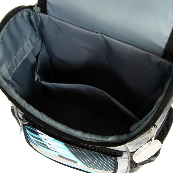 Ранец школьный Стандарт, 36 х 26 х 16 см, + мешок для обуви 40 х 32 см, Сalligrata П Ранец школьный Стандарт, 36 х 26 х 16 см, + мешок для обуви 40 х 32 см, Сalligrata П "Мото", серый