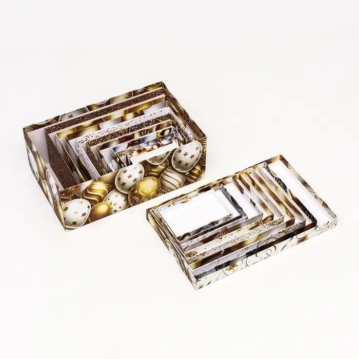 Набор подарочных коробок 10 в 1 &laquo;С днём рождения!&raquo;, 32.5&times;20&times;12.5 - 12&times;7&times;4 (&plusmn; 1) см