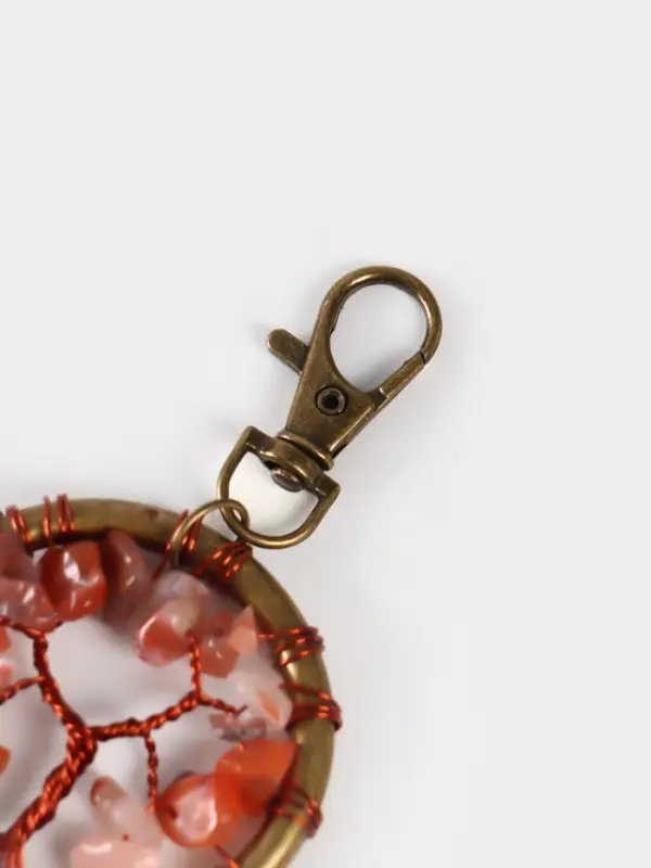 Брелок ловец снов Брелок ловец снов "Великое древо" 19 см, цв. розовый