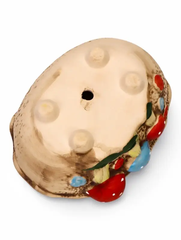 Декоративный горшок для цветов &laquo;Грибы&raquo;, 15&times;11&times;6 см, керамический, Greengo