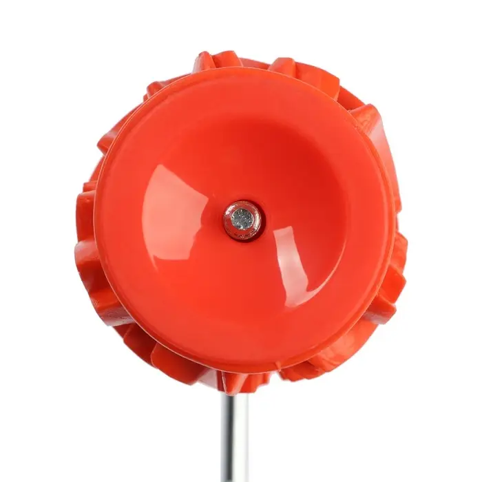 Валик декоративный ТУНДРА, резиновый, &laquo;розы&raquo;, рукоятка d=6 мм, 180 мм