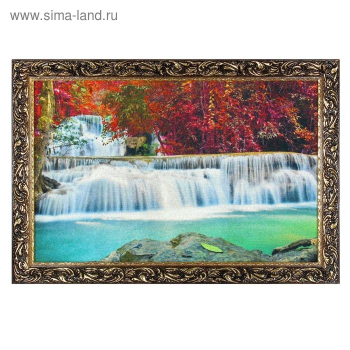 Гобеленовая картина Гобеленовая картина "Пороги" 44*64 см рамка микс