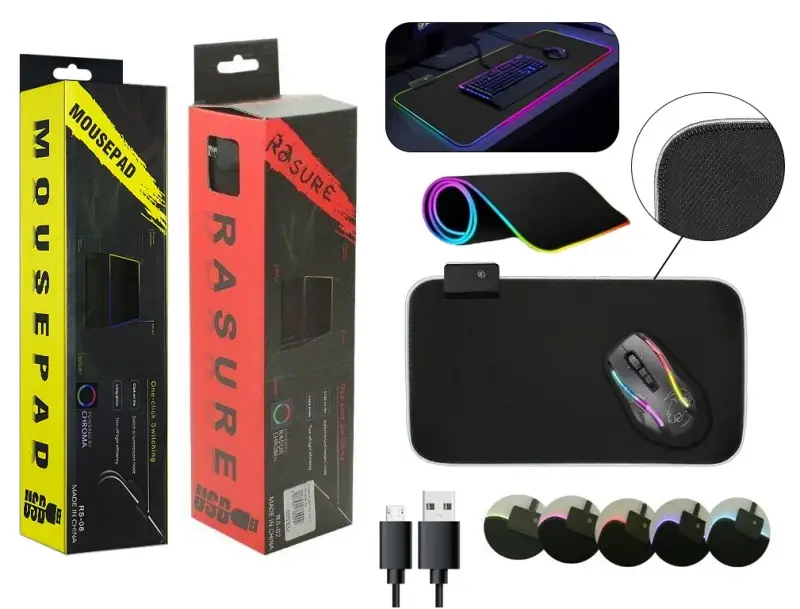 Коврик для мышки с LED RS-08 (25*35*03 см)