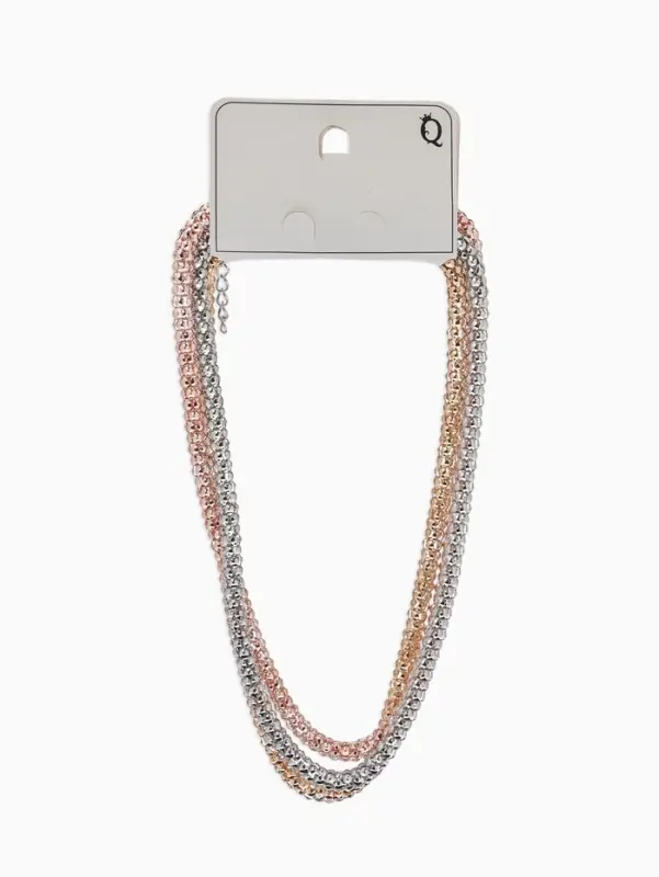 Чокер "Стиль" (набор 3шт) плетение, тянется, цветной 35+удл