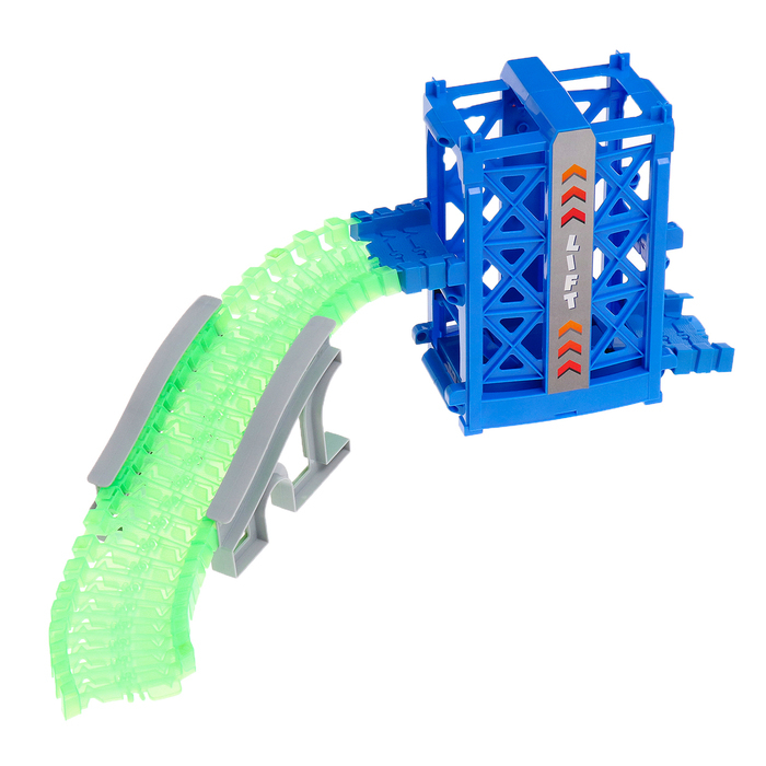 Автотрек «Магический Трек», гибкий, светится в темноте, 126 деталей, лифт Автотрек «Магический Трек», гибкий, светится в темноте, 126 деталей, лифт