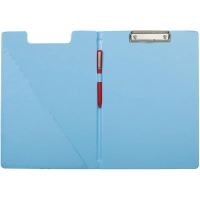 Папка-планшет с зажимом и крышкой Attache Bright colours A4 голубой
