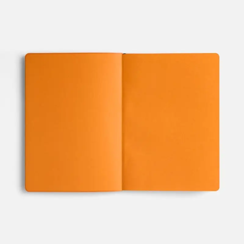 Ежедневник Doppio, недатированный, синий с оранжевым Ежедневник Doppio, недатированный, синий с оранжевым