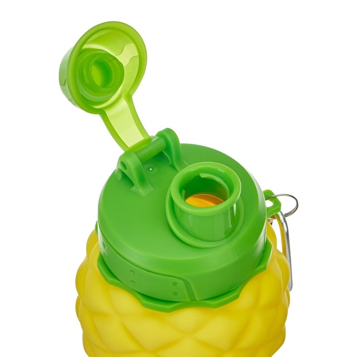 Бутылка для воды складная, 700 мл, 24.3 х 8.6 см, силиконовая Бутылка для воды складная, 700 мл, 24.3 х 8.6 см, силиконовая