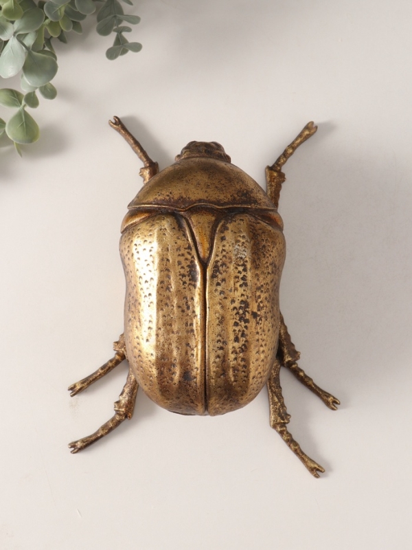 Сувенир полистоун  Сувенир полистоун "Жук Золотистая бронзовка" 22,5х17х7,5 см