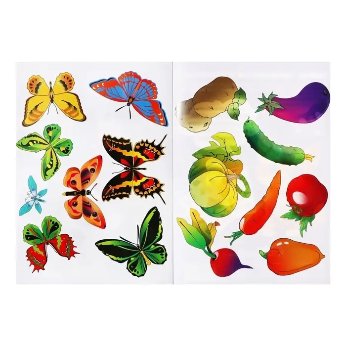 Трафарет - раскраска Calligrata, набор, 6 штук, для девочек